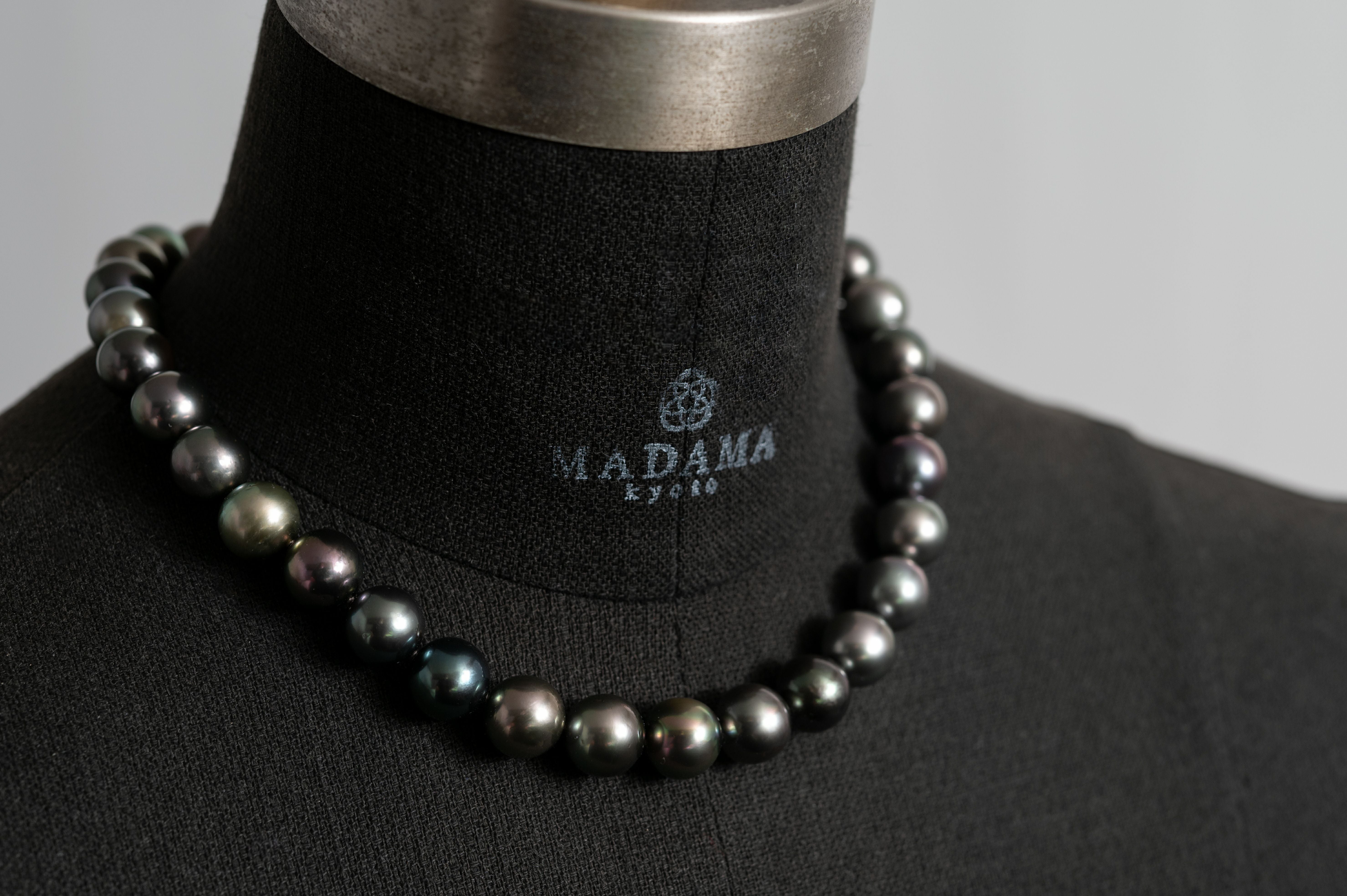 黒蝶パールチャーム　２個セット 黒蝶パールネックレス | MADAMA