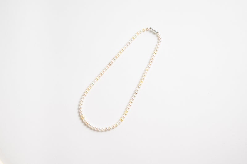 ネックレス アコヤ4-4.5mm アコヤパールマルチカラーネックレス 約4 